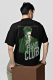 Fight Club Tyler Durden Baskılı Unisex Oversize Film Karakteri Tişört
