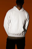 Baskısız Unisex Oversize Basic Hoodie