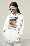 Wanted Roronoa Zoro Baskılı Unisex Oversize Anime Hoodie