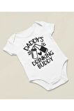 Yazılı Pamuklu Yumuşak Unisex Çıtçıtlı Body Zıbın