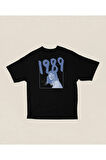 Retro Şarkıcı Taylor Swift Baskılı Unisex Oversize Tişört