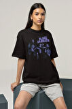 Black Sabbath Müzik Grubu Baskılı Unisex Oversize Tişört