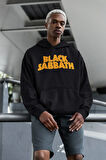 Black Sabbath Rock Metal Baskılı Unisex Oversize Müzik Grubu Hoodie