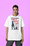 Valorant Dualist Karakter Baskılı Unisex Tişört, Oversize Jett Oyun Karakteri Tişört