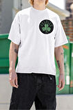 Basketbol Takımı Logo Baskılı Unisex Tişört, Oversize Celtics Tişört