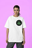 Basketbol Takımı Logo Baskılı Unisex Tişört, Oversize Celtics Tişört