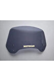 MOTOCAM Rüzgar Saptırıcı Deflektör Camı 2 Delikli 4cm 32x15cm Füme Renkli   (APARATSIZDIR)