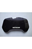 MOTOCAM Rüzgar Saptırıcı Deflektör Camı 2 Delikli 3.5cm 35x12cm Siyah Renkli   (APARATSIZDIR)