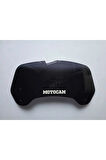 MOTOCAM Rüzgar Saptırıcı Deflektör Camı 2 Delikli 4cm 35x12cm Siyah Renkli   (APARATSIZDIR)