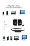 Bilgisayar Hoparlörü Led Işıklı Rgb Laptop Pc Uyumlu 1+1 Speaker