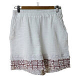 Süper Hafif %100 Pamuk 2 katlı Müslin | Şort - Tişört | İkili Takım | Pijama | Gots Sertifikalı