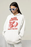Black Sabbath Baskılı Unisex Oversize Müzik Grubu Hoodie