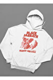 Black Sabbath Baskılı Unisex Oversize Müzik Grubu Hoodie