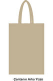 Geri Dönüşümlü Ham Bez Poşet Baskılı Çanta