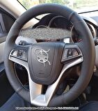 Chevrolet Aveo Araca Özel Deri Direksiyon Kılıfı (Noktalı Düz)