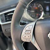 Nissan Qashqai Araca Özel Direksiyon Kılıfı (Noktalı Düz Krem Dikişli)