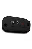 Peugeot 208 308 408 508 2008 3008 4008 5008 Rifter Slikon Anahtar Kılıfı