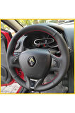 Renault Clio 4 Faz 1 2014-2017 Araca Özel Direksiyon Kılıfı (ARACINIZIN DİREKSİYONUYLA TEYİT EDİNİZ)