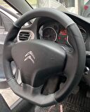 Citroen C-Elysee Araca Özel Direksiyon Kılıfı (Nokta Gri)