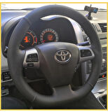 Toyota Corolla 2011-2012 Tam Uyumlu Direksiyon Kılıfı (Derisi Sökülmeden Yapılması Gerekiyor)
