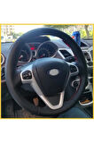 Ford Fiesta 2009-2015 Araca Özel Direksiyon Kılıfı (karbon Noktalı)