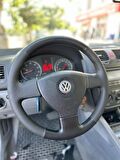 Volkswagen Golf 5 Tuşsuz Araca Özel Direksiyon Kılıfı (Nokta Soft Bentley Siyah Dikişli)