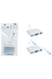Type-c To Hub To Usb 2.0x3 3.0x1 Laptop Pc Tablet Tv Monitör Projeksiyon