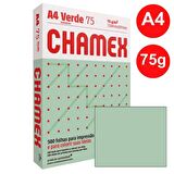 Chamex A4 Renkli Fotokopi Kağıdı 75 gr Açık Yeşil 500 Ad