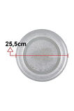 Beko Mikrodalga Fırın Cam Tepsi Düz Tabak Çap 265 Mm 26,5 Cm 9178037879