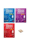 5. Sınıf Adım Adım Zirveye Matematik Fen Bilimleri ve Türkçe 3lü Set