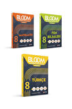 8. Sınıf Bloom LGS Fasikül Matematik + Fen Bilimleri + Türkçe Soru Bankası Seti (3 Kitap)