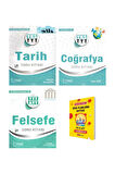 TYT Tarih Coğrafya ve Felsefe Soru Kitabı 3lü Set