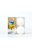 Yüzen mum 4 lü 35 gr 4 saat yanar