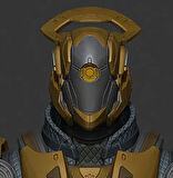 Takılabilir Destiny 'Kabr' Maskesi - Mıknatıslı