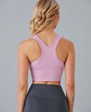 Aurafit Kadın Önü Büzgülü Arkası Çapraz Kaplı Croptop/Büstiyer