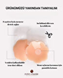 Intive Kadın Silikon Ten Rengi Çiçek Şekilli Meme Dikleştirici Göğüs Asansörü/Kapatıcı