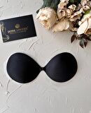 Intive Yapışkan Straplez Double Push-up El Cuplı Sırtsız Dekolte Sütyen-1326