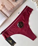 Orijinal Lazer Kesim Spandex Invisible Dikişsiz Transparan Detaylı Tanga- 2803