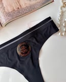 Orijinal Lazer Kesim Spandex Invisible Dikişsiz Transparan Detaylı Tanga- 2803