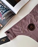 Orijinal Lazer Kesim Üstün Kalite Spandex Invisible Dikişsiz Dantelli Slip- 2804