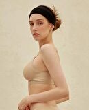 Carma İthal Balensiz Dikişsiz İce-Silk Yarı Push-up İnce Askılı Sütyen