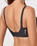 Carma İthal Balensiz Dikişsiz İce-Silk Yarı Push-up İnce Askılı Sütyen