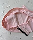 Mikro Lazer Kaşkorse Fitilli Kumaş Normal Bel Dikişsiz Slip/Külot