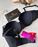 Billie İthal Lazer Kesim İz Belli Etmeyen Balenli Desteksiz Kaliteli Sütyen- FK382