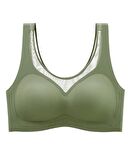 Isabel Tül Detaylı İthal Dikişsiz Balensiz İce-Silk Bralet-Spor Sütyeni -681