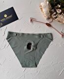 Lovely Kalp Aksesurlı Orijinal Lazer Kesim Dikişsiz İthal Külot/Slip-2810