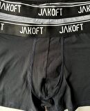 Jakoft Ultra Rahat Esnek %95 Pamuklu Üçlü Kutulu Erkek Boxer