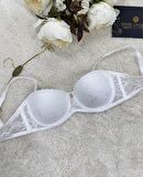 Le Jardin Charlotte Güpür Dantelli Balenli Desteksiz Silikonlu Sütyen -7001