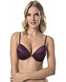 Le Jardin Valeria Biyeli Taşlı Mikro Push-up Arkası İp Detaylı Sütyen - 7007