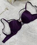 Le Jardin Monica Göğsü Şeritli Mikro Push-up Arkası İp Detaylı Sütyen - 7008